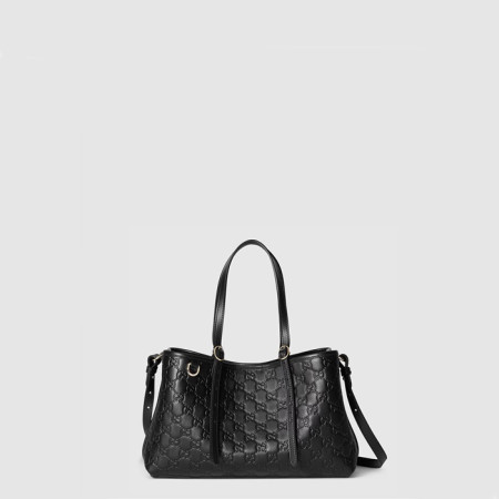 구찌 여성 GG 엠블럼 미디엄 토트백 - Gucci Womens GG Emblem Medium Tote Bag - gub9566x