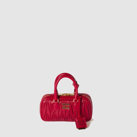 미우미우 여성 마테라쎄 나파 가죽 미니 백 - MiuMiu Womens Matelasse Nappa Leather Mini Bag - mib9653x