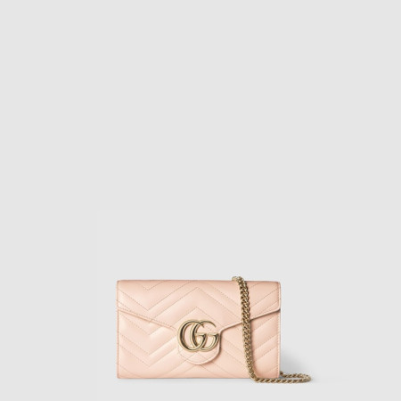 구찌 여성 GG 마몽 체인 달린 지갑 - Gucci Womens GG Marmont Chain Wallet - gub9701x
