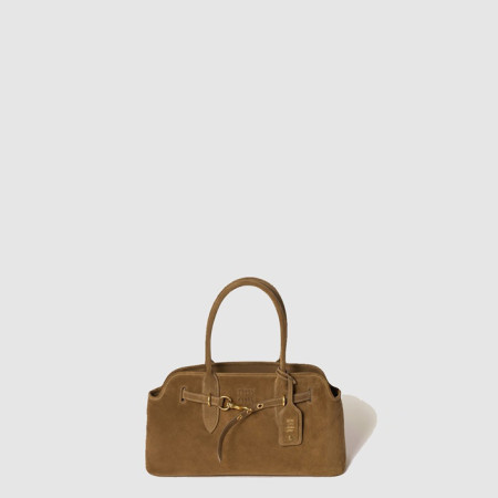 미우미우 여성 스웨이드 아방뛰르 백 - Miumiu Womens Suede Avanture Bag - mib9723x