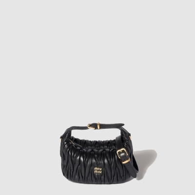 미우미우 여성 마테라쎄 나파 가죽 파우치 - Miumiu Womens Matelasse Nappa Leather Pouch - mib9728x