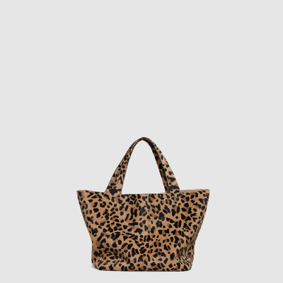 알라이아 여성 레오파드 헤어카프 소재 Le 카바스 백 - Alaia Womens Leopard-print Hair Calfskin Le Cabas Bag - alb9758x