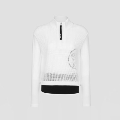 [G/FORE] 지포어 여성 쿨 터치 하이브리드 하프집 스웨터 - gol1852x