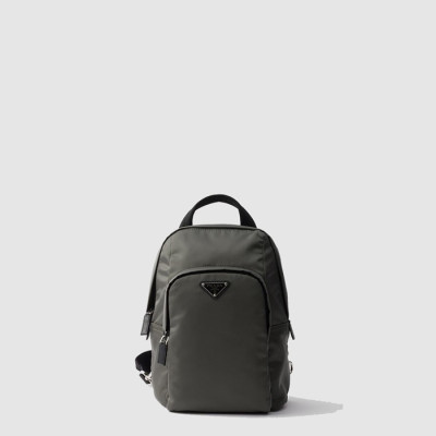 프라다 남성 리나일론 사피아노 가죽 백팩 2VZ116 - Prada Mens Re-Nylon Saffiano Leather Backpack - prb9864x