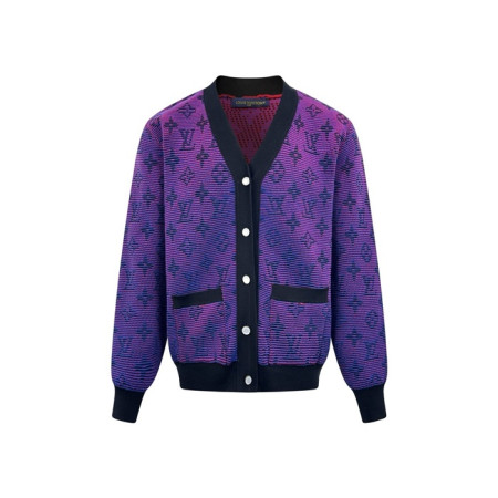 루이비통 남성 브이넥 가디건 - Louis vuitton Mens Cardigan - lvc8240x