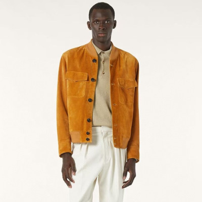 로로피아나 남성 가죽 자켓 - Loro Piana Mens Leather Jacket - lpc8243x