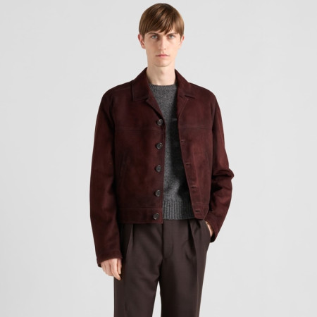 프라다 남성 가죽 자켓 - Prada Mens Leather Jacket - prc8247x