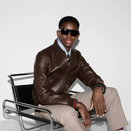 구찌 남성 가죽 자켓 - Gucci Mens Leather Jacket - guc8258x