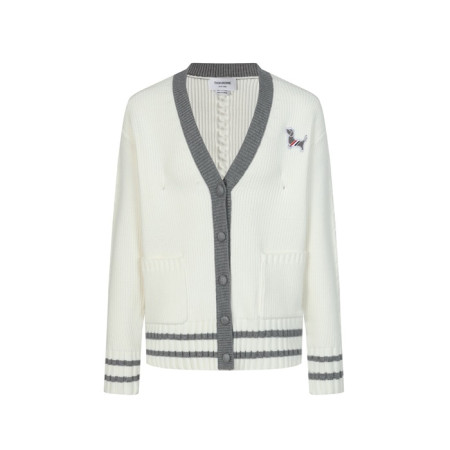 톰브라운 남성 브이넥 가디건 - Thom Browne Mens V-neck Cardigan - thc8260x