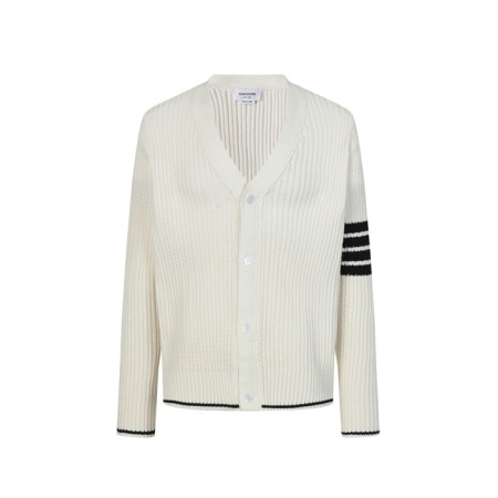 톰브라운 남성 브이넥 가디건 - Thom Browne Mens V-neck Cardigan - thc8263x