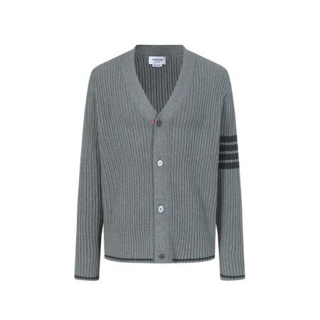 톰브라운 남성 브이넥 가디건 - Thom Browne Mens V-neck Cardigan - thc8264x