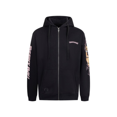 크롬하츠 남성 집업 후디 - Chrom hearts Mens Zip-up Hoodie - chc8315x