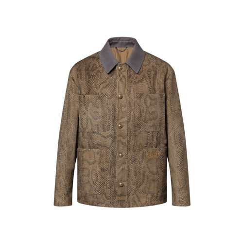 루이비통 남성 가죽 재킷 - Louis vuitton Mens Leather Jacket - lvc8338x