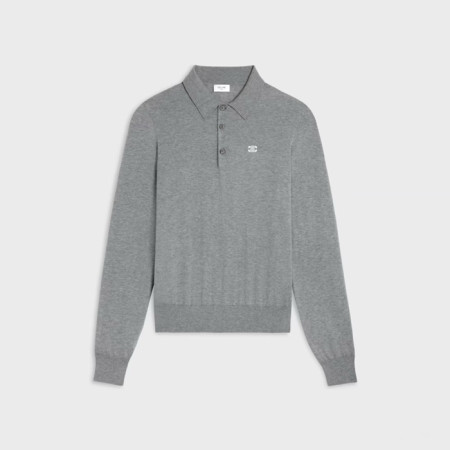 셀린느 남/녀 폴로 니트웨어 - Celine Unisex Polo Knitwear - cec8344x