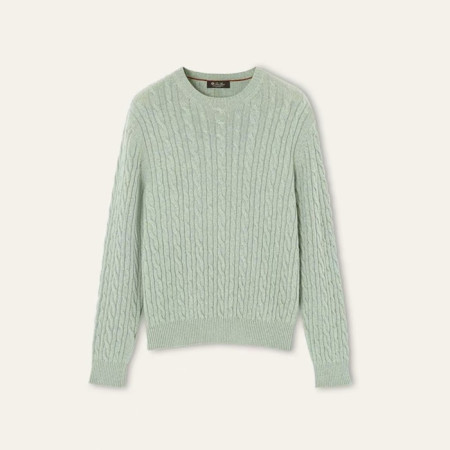 로로피아나 남성 라운드 스웨터 - Loro Piana Mens Round Sweater - lpc8353x