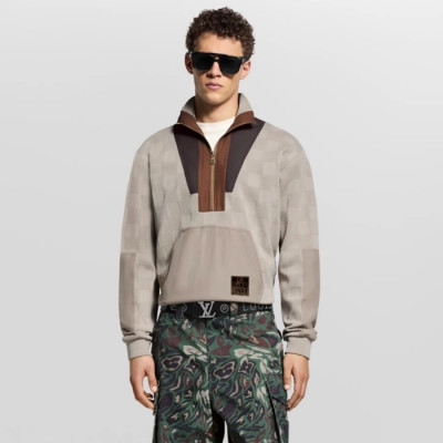 루이비통 남성 집업 맨투맨 - Louis vuitton Mens Zip-up Tshirt - lvc8362x