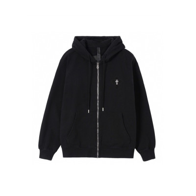 크롬하츠 남성 집업 후디 - Chrom hearts Mens Zip-up Hoodie - chc8384x