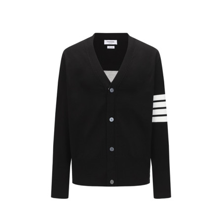 톰브라운 여성 브이넥 가디건 - Thom Browne Womens V-neck Cardigan - thc8389x