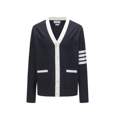 톰브라운 여성 브이넥 가디건 - Thom Browne Womens V-neck Cardigan - thc8391x