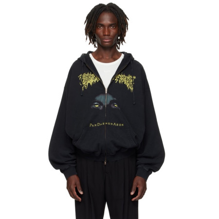 베트멍 남/녀 집업 후드티 - Vetements Unisex Zip-up Hoodie - vec8430x