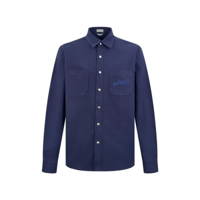 디올 남성 자수 셔츠 - Dior Mens Embroidered Shirt - dic8438x