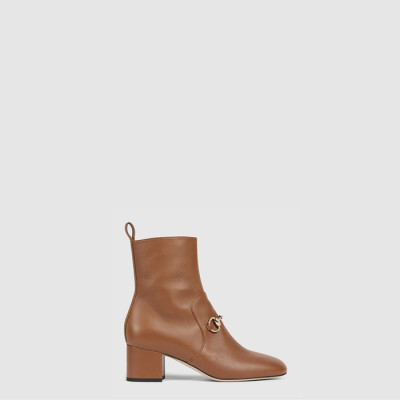 구찌 여성 홀스빗 앵클 부츠 - Gucci Womens Horsebit Ankle Boots - gus8143x