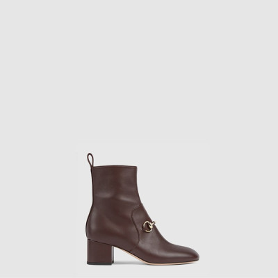 구찌 여성 홀스빗 앵클 부츠 - Gucci Womens Horsebit Ankle Boots - gus8144x