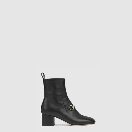 구찌 여성 홀스빗 앵클 부츠 - Gucci Womens Horsebit Ankle Boots - gus8145x