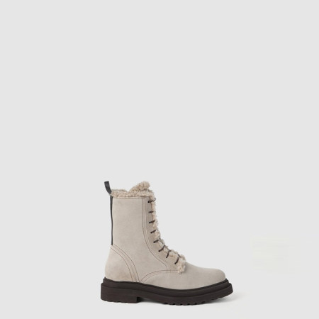브루넬로쿠치넬리 여성 루프 스웨이드 부츠 - Brunello Cucinelli Womens Suede Boots With Loop Detail - brs8153x