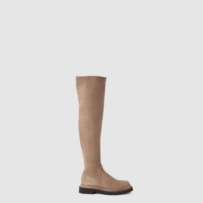 브루넬로쿠치넬리 여성 하이 스웨이드 부츠 - Brunello Cucinelli Womens High Suede Boots - brs8190x