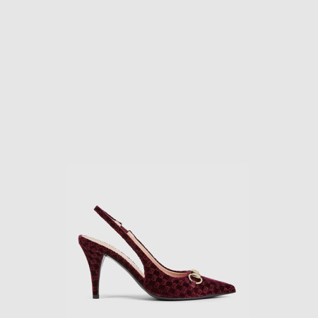 구찌 여성 홀스빗 슬링백 펌프스 - Gucci Womens Horsebit Slingback Pumps - gus8213x