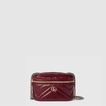 구찌 여성 GG 마몽 나노 베니티 백 - Gucci Womens GG Marmont Nano Vanity Bag - gub9904x