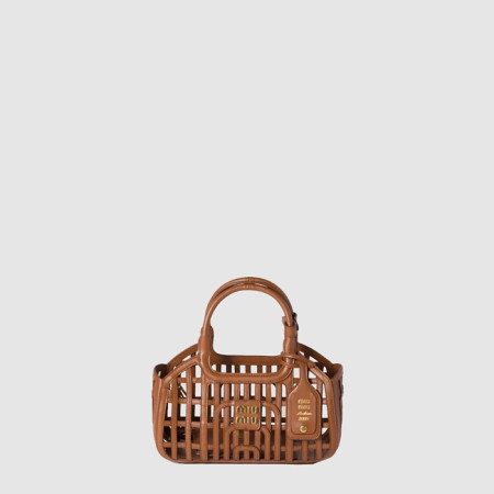 미우미우 여성 가죽 바스켓 - Miumiu Womens Leather Basket - mib10005x