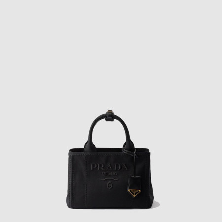 프라다 여성 스몰 코튼 캔버스 핸드백 1BG464 - Prada Womens Small Cotton Canvas Handbag - prb10017x