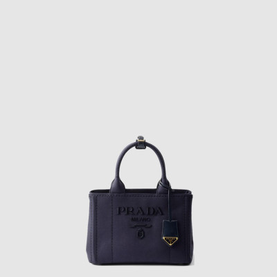 프라다 여성 스몰 코튼 캔버스 핸드백 1BG464 - Prada Womens Small Cotton Canvas Handbag - prb10025x