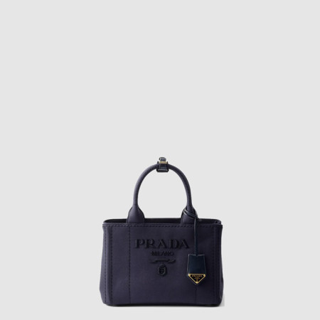 프라다 여성 스몰 코튼 캔버스 핸드백 1BG464 - Prada Womens Small Cotton Canvas Handbag - prb10025x