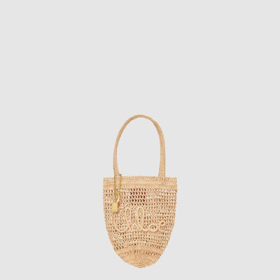 끌로에 여성 라피아 스몰 Summer Banana 토트백 - Chloe Womens Raffia Small Summer Banana Tote Bag - chb10041x