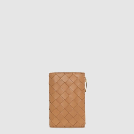보테가베네타 남성 미디엄 인트레치아토 폴더형 지퍼 지갑 - Bottega veneta Mens Medium Intrecciato Foldable Zipper Wallet - bvw368x