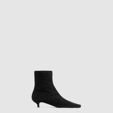 토템 여성 슬림 스웨이드 앵클 부츠 - Toteme Womens Slim Suede Ankle Boots - hes8261x