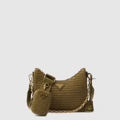 프라다 여성 리에디션 2005 크로셰 백 1BH204 - Prada Womens Re-Edition 2005 Crochet Bag - prb10146x