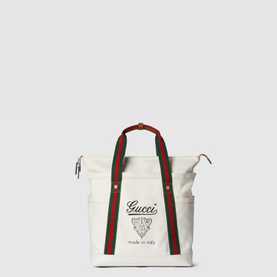 구찌 남성 프린트 캔버스 라지 토트백 - Gucci Mens Printed Canvas Large Tote Bag - gub10179x