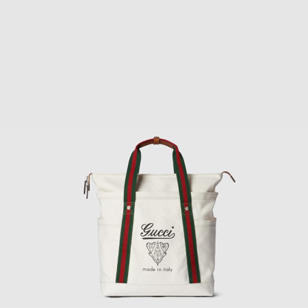 구찌 남성 프린트 캔버스 라지 토트백 - Gucci Mens Printed Canvas Large Tote Bag - gub10179x
