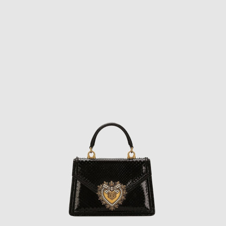 돌체앤가바나 여성 파이톤 스킨 스몰 디보션 백 - Dolce&Gabbana Womens Python Skin Small Devotion Bag - dob10288x