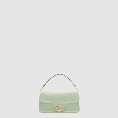 발렌티노 여성 가라바니 브이로고 1960 나파 가죽 미디엄 숄더 백 - Valentino Womens Garavani V-Logo 1960 Nappa Leather Medium Shoulder Bag - vab10362x