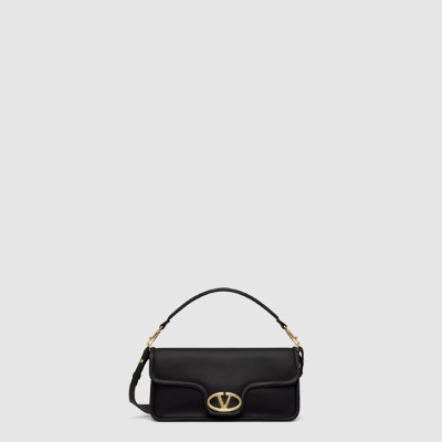 발렌티노 여성 가라바니 브이로고 1960 나파 가죽 미디엄 숄더 백 - Valentino Womens Garavani V-Logo 1960 Nappa Leather Medium Shoulder Bag - vab10363x