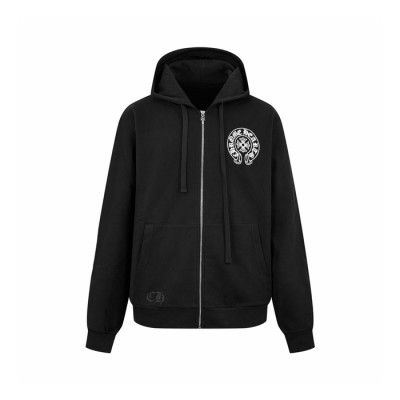크롬하츠 남성 집업 후디 - Chrom hearts Mens Zip-up Hoodie - chc8473x