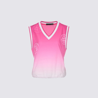 [G/FORE] 지포어 여성 V넥 우븐 베스트 - gol1870x