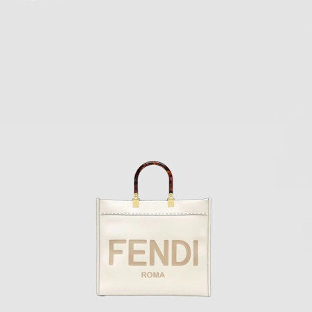 펜디 남/녀 선샤인 미디엄 가죽 쇼퍼 - Fendi Unisex Sunshine Medium Tote Bag - feb10716x