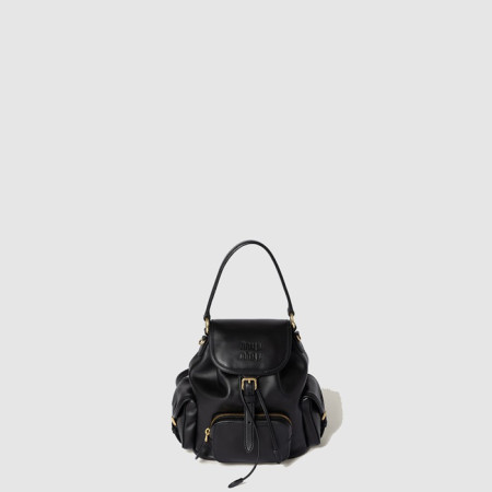 미우미우 여성 가죽 백팩 - MiuMiu Womens Leather Backpack - mib10804x