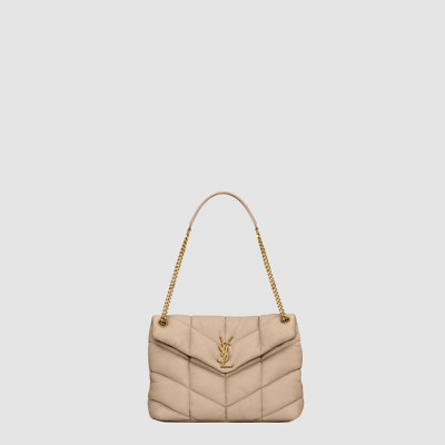 입생로랑 여성 루루 푸퍼 퀄팅 미디엄 체인백 - Saint Laurent Womens Loulou Puffer Bag - ysb10844x